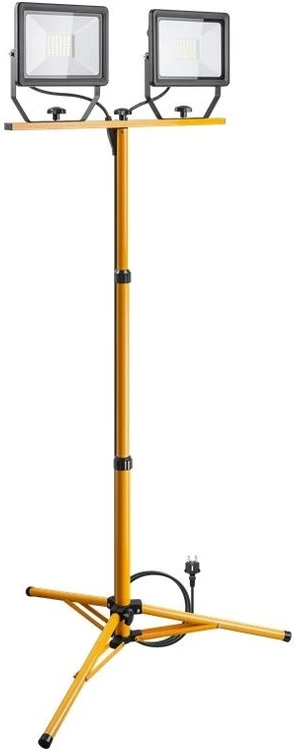 Goobay 49984, 100 W, LED, 4,6kg, IP65, Juoda, Geltona, Laisvai pastatoma darbo lemputė