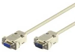 Goobay Gembird DB-9 - DB-9, 2m, Baltas (50224)
