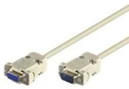 Goobay Gembird DB-9 - DB-9, 2 m, baltas (50224)
