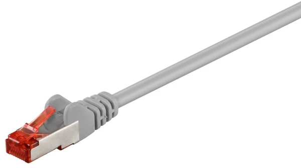 Goobay CAT 6 pataisinis kabelis, S/FTP (PiMF), pilkas 10m