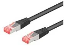 Goobay Kabelis LAN Patchcord CAT 6A S/FTP Juodas 5m