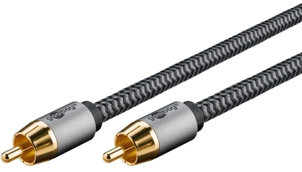 Goobay Gogobay Plus Mono-Cinchkabel, 10,0 m