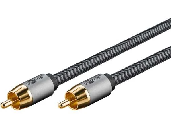 Goobay Gogobay Plus Mono-Cinchkabel, 2,0 m