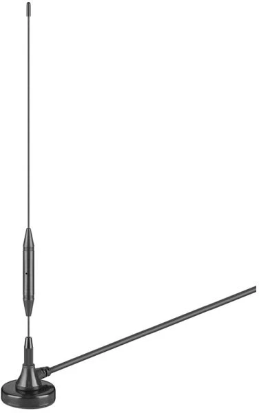 Tecline Goobay Passive DVB-T2 HD Zimmerantenne Juodas 1.5 m - 3 dB Antenne zum Empfang