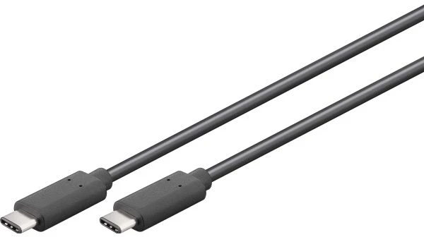 Goobay 67976 USB-C 3.1 1-osios kartos kabelis, juodas, 1m | Goobay | USB-C įkrovimo kabelis USB-C male
