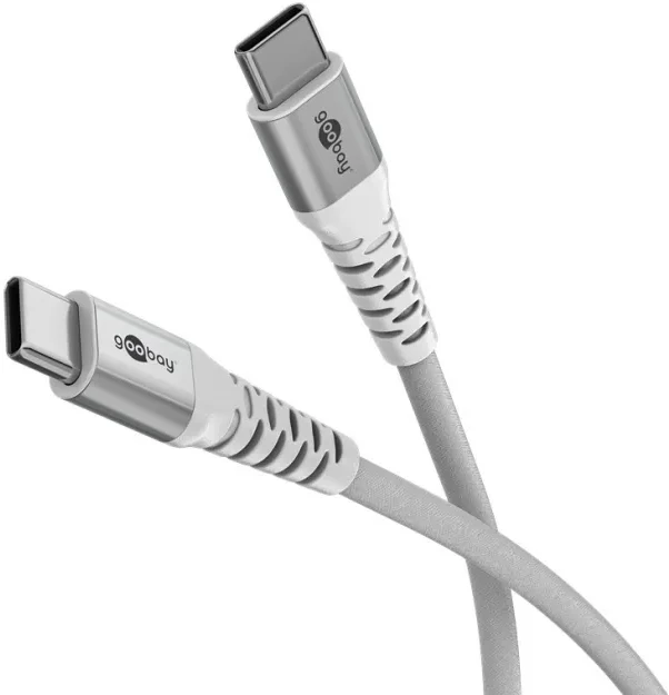 Kabelis USB Goobay USB-C - USB-C 3 m Baltas (70195)