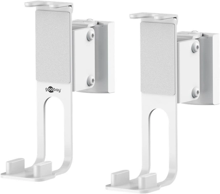 Goobay Sieninis garsiakalbių laikiklis One Sound Flex, baltas – baltos spalvos versija