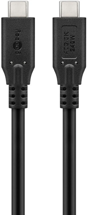 „Goobay“ | USB-C laidas, USB4, 240 W, 40 Gbit/s, maitinimo šaltinis, 1,8 m | 74185