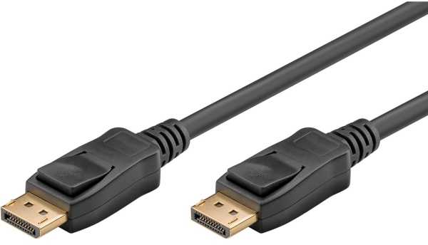 Goobay 74744, 2 m, DisplayPort, DisplayPort, Kištukas, Kištukas, 7680 x 4320 pikselių