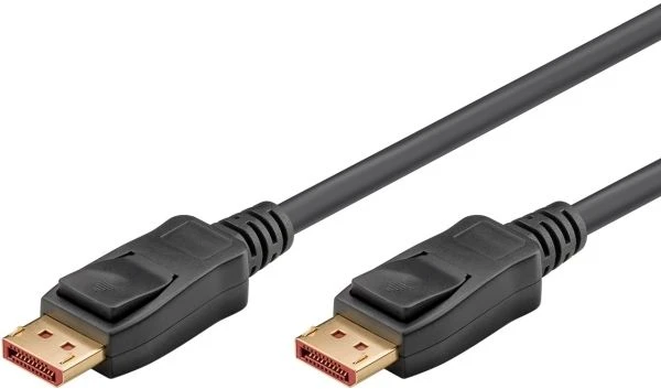 Goobay „DisplayPort™ 2.1“ kabelis, sertifikuotas, 80 Gbit/s – laido ilgis 1 m