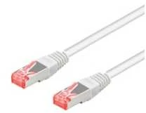 Goobay Kabelis LAN Patchcord CAT 6A S/FTP balta 7.5m