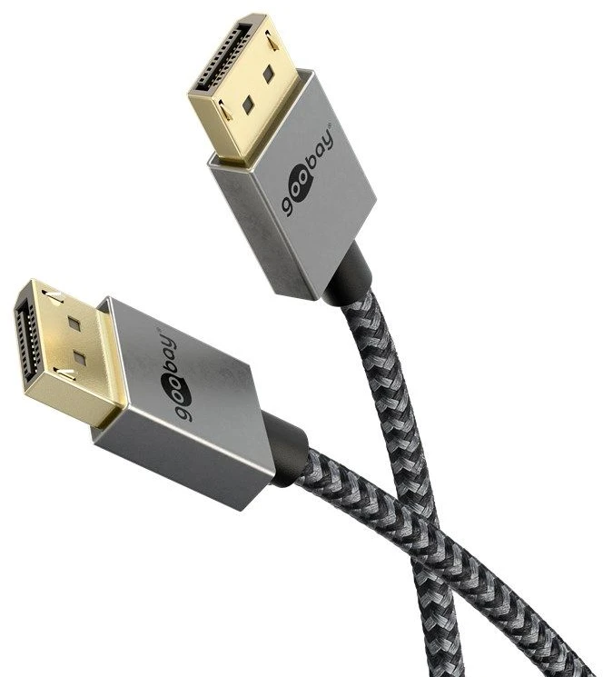 Goobay 77444, 1 m, DisplayPort, DisplayPort, kištukas, kištukas, 7680 x 4320 pikselių