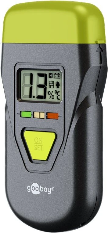 Goobay 77832, kartonas, betonas, tinkas, mediena, skaitmeninis, juodas, 6 - 60 %, 0,2 - 2,9 %, LCD