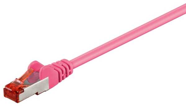 „Goobay CAT 6“ jungties kabelis, S/FTP (PiMF), violetinis – laido ilgis 0,15 m