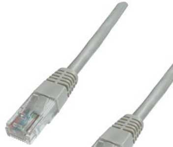 Goobay CAT 6 prijungimo kabelis, U/UTP, pilkas - Kabelio ilgis 5 m