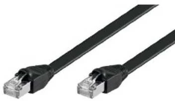 Goobay Kabelis LAN Patchcord CAT 6 U/UTP FLAT juoda 1,5m