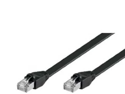 Goobay Kabelis LAN Patchcord CAT 6 U/UTP FLAT juoda 3m
