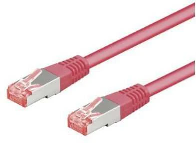 „Goobay CAT 6“ jungties kabelis, S/FTP (PiMF), violetinis - kabelio ilgis 1 m