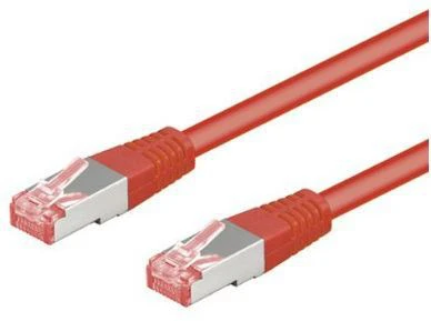 „Goobay“ jungiamasis kabelis RJ-45, Cat 6, S/FTP (PiMF), raudonas, 1,5 m (95571)