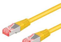 Goobay 95578, 1,5 m, Cat6, S/FTP (S-STP), RJ-45, RJ-45, Geltona