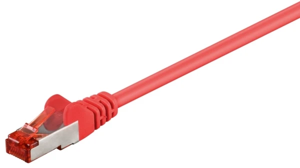Goobay CAT 6 jungties kabelis, S/FTP (PiMF), raudonas - kabelio ilgis 25 m
