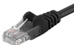 „Goobay“ CAT 6 jungties kabelis, U/UTP, juodas - Kabelio ilgis 25 m