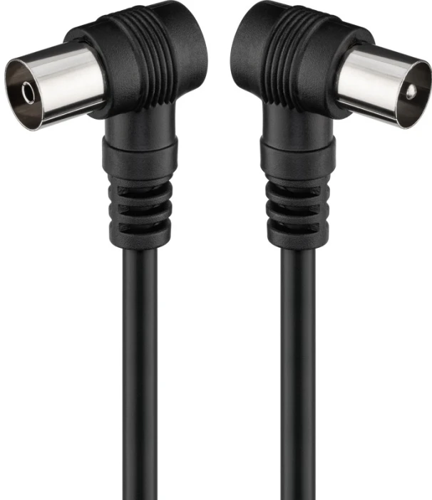 Goobay antenos kabelis 1,5 m juodas (11525)