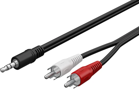 „Goobay“ garso adapterio laidas AUX [3,5 mm lizdas su stereofoninio „Cinch“ kištuku, 15 m]