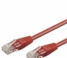 Goobay 68379 CAT 5e patch cable, U/UTP, Raudona, 5 m
