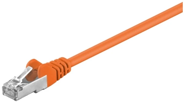 RB-LAN CAT 5e jungties kabelis, F/UTP, oranžinis – laido ilgis 2 m
