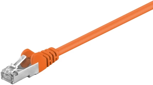RB-LAN CAT 5e jungties kabelis, F/UTP, oranžinis – laido ilgis 0,25 m