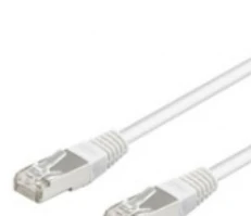 Goobay CAT 5e Komutacinis kabelis, SF/UTP, baltas, 30m, 30 m, Cat5e, SF/UTP (S-FTP), RJ-45, RJ-45, Baltas