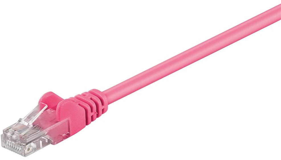 RB-LAN CAT 5e jungties kabelis, U/UTP, violetinis – laido ilgis 0,25 m