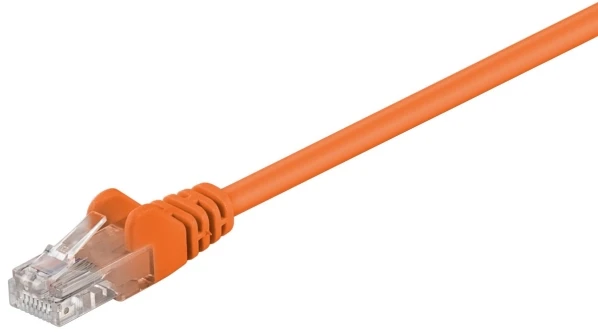 Goobay 0,5 m 2xRJ-45 laidas, 0,5 m, RJ-45, RJ-45, oranžinė