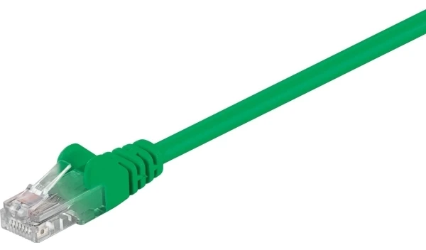 Goobay Patchcord U/UTP Cat. 5e CCA žalias 2m (68358)