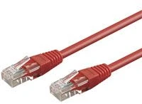 Goobay Kabelis LAN Patchcord CAT 6 U/UTP Raudonas 1m