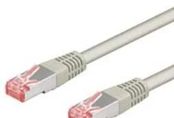 Goobay CAT 6 pataisinis kabelis, S/FTP (PiMF), pilkas 10m