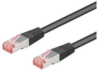 Goobay Kabelis LAN Patchcord CAT 6 S/FTP LSZH Juodas 1,5m