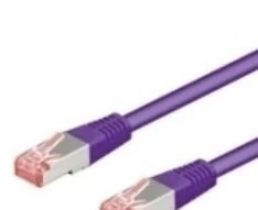 Goobay Kabelis LAN Patchcord CAT 6 S/FTP LSZH fiolet 0,5m
