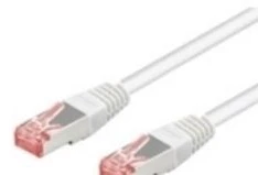 Wentronic Goobay GB CAT6 TINKLO KABELIS, S/FTP, Baltas, 7.5M, LSZH