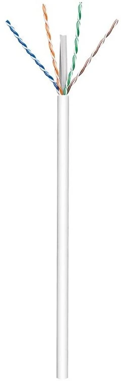Goobay CAT 6 tinklo kabelis, U/UTP, baltas, 305 m, 305 m, Cat6, U/UTP (UTP), baltas
