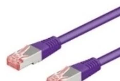 Goobay CAT 6 tinklo kabelis S/FTP (PiMF), violetinė, 10 m, Cat6, S/FTP (S-STP), RJ-45, RJ-45, violetinė