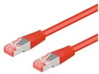 Goobay Kabelis LAN Patchcord CAT 6A S/FTP Raudona 3m