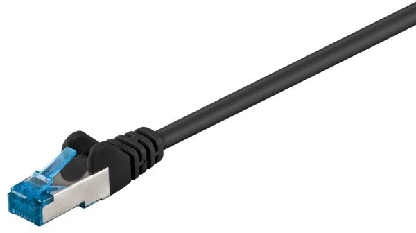 Goobay CAT 6a S/FTP CU 30 m juodas