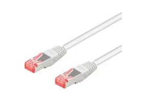 Goobay Kabelis LAN Patchcord CAT 6A S/FTP balta 3m