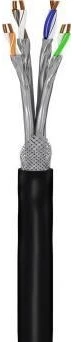 Goobay CAT 7 Lauko tinklo kabelis, varinis, S/FTP (PiMF), juoda 100m 52768