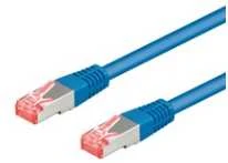 Goobay CAT 6A S/FTP LAN Patchcord laidas, mėlynas, 0,5 m