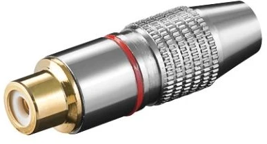Goobay CKG 6.5 HQ R, RCA FM, Nerūdijantis plienas, 1 pc(s)