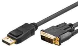 Goobay DisplayPort – DVI-D Dual Link laidas, 1 m