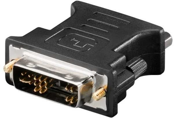 DVI-I į VGA adapteris su fiksavimo varžtais